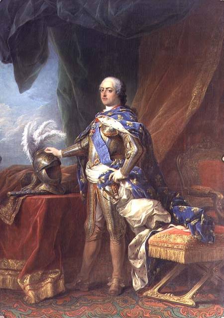 Louis XV (1715-74) King of France & Navarre de Carle van Loo