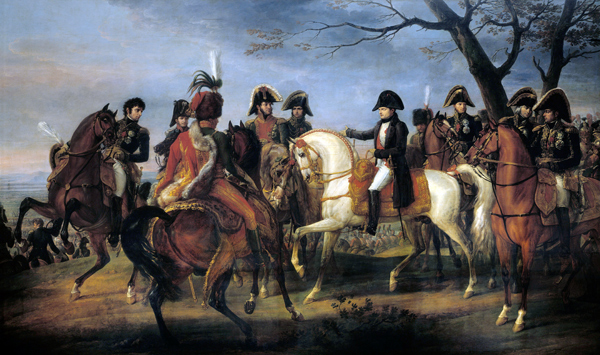 Napoleon (1769-1821) Giving Orders before the Battle of Austerlitz, 2nd December 1805 de Carle Vernet