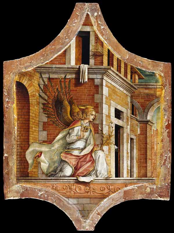 The Angel of the Annunciation de Carlo Crivelli