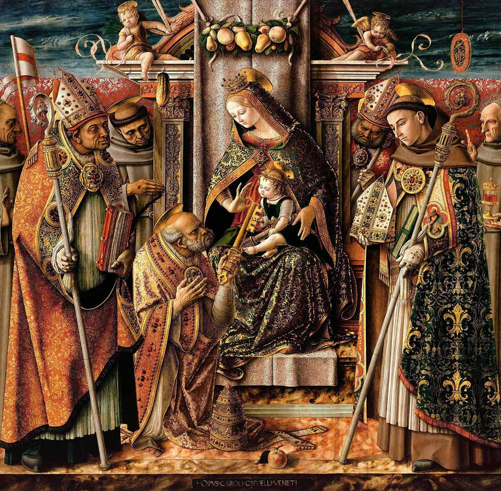 The Delivery of the Keys de Carlo Crivelli