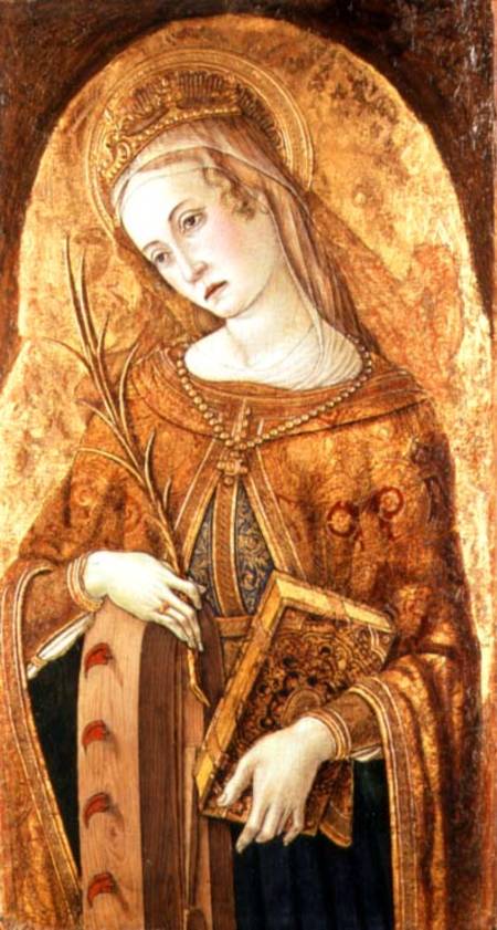 St. Catherine of Alexandria de Carlo Crivelli