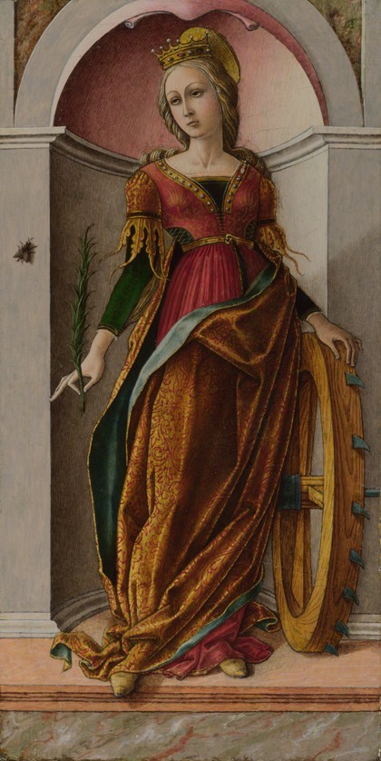 Saint Catherine of Alexandria de Carlo Crivelli
