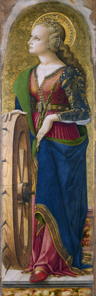 Saint Catherine of Alexandria de Carlo Crivelli