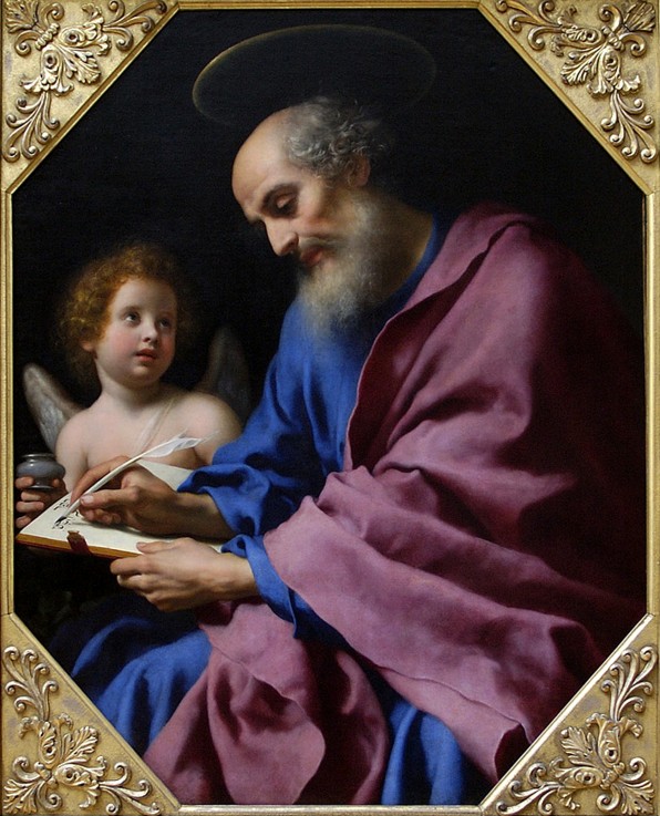 Saint Matthew the Evangelist de Carlo Dolci