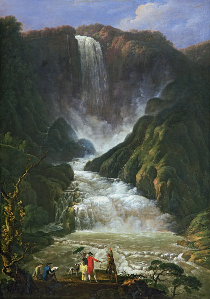 The Falls of Terni de Carlo Labruzzi