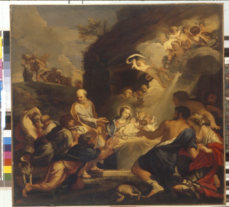 The Adoration of the Christ Child de Carlo Maratta