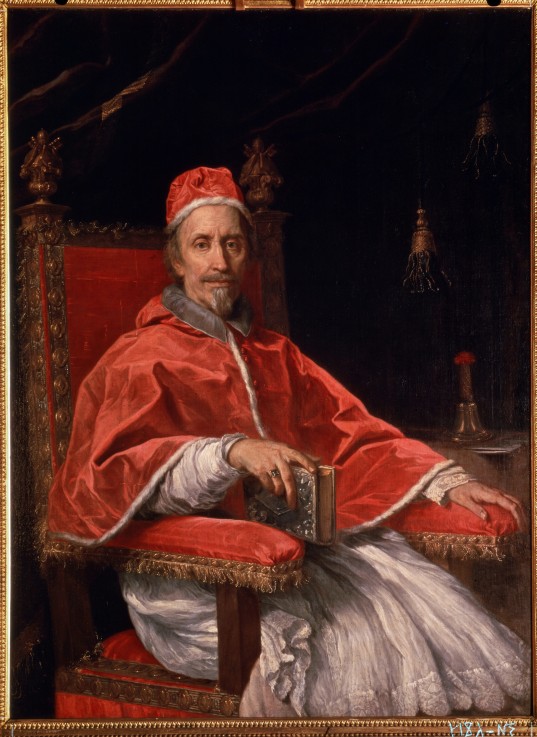 Portrait of Pope Clement IX (1600-1669) de Carlo Maratta