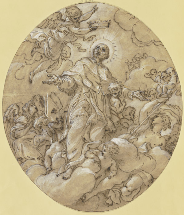 Krönung des Heiligen Borromäus de Carlo Maratti