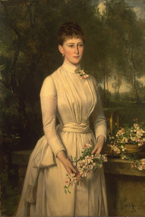Portrait of Grand Duchess Elizaveta Fyodorovna (1864–1918), Princess Elizabeth of Hesse and by Rhine de Carl Rudolph Sohn