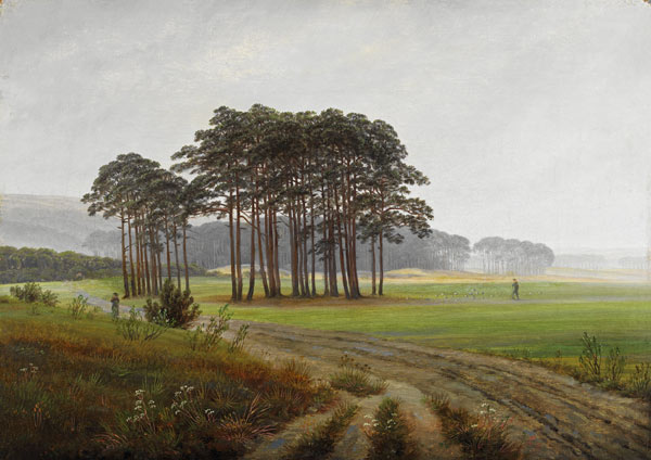 El medio-día de Caspar David Friedrich