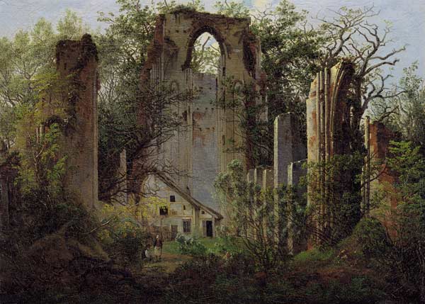 Las Ruinas de Eldena de Caspar David Friedrich