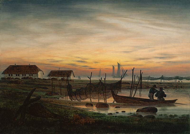 Coastal landscape de Caspar David Friedrich