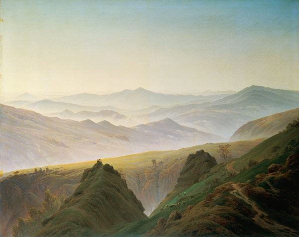 ÑMañana en las montañas de Caspar David Friedrich