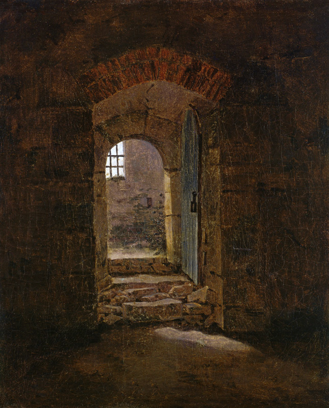 Doorway in Meissen de Caspar David Friedrich