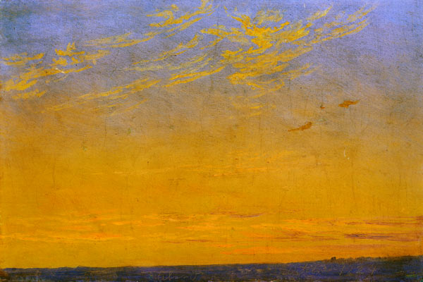 Abend (Wolken) de Caspar David Friedrich