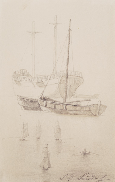 Barcos de Caspar David Friedrich
