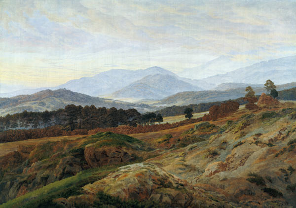 The Riesengebirge de Caspar David Friedrich