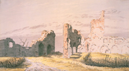 Ruinas del  claustro Eldena de Caspar David Friedrich