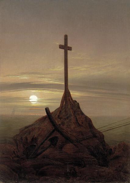 Una cruz en el mar Báltico