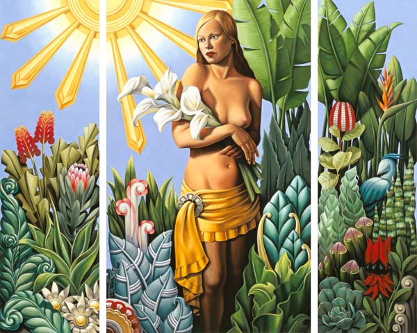 Eden (triptych) 2006 de Catherine  Abel