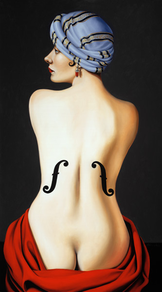Homage to Man Ray, 2003 (oil on canvas)  de Catherine  Abel