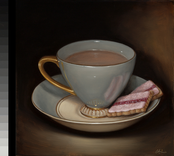 Teascape with Iced Vovos de Catherine  Abel