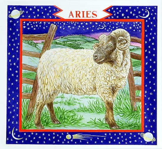 Aries (w/c on paper)  de Catherine  Bradbury