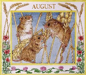 August (w/c on paper) 
