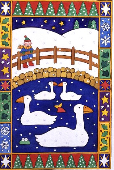 Ducks in the Snow  de Cathy  Baxter