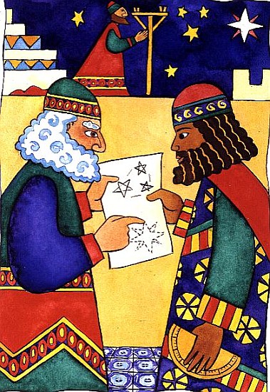 The Wise Men Looking for the Star of Bethlehem  de Cathy  Baxter