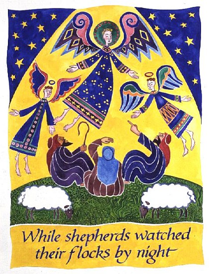 While Shepherds Watched Their Flocks by Night  de Cathy  Baxter
