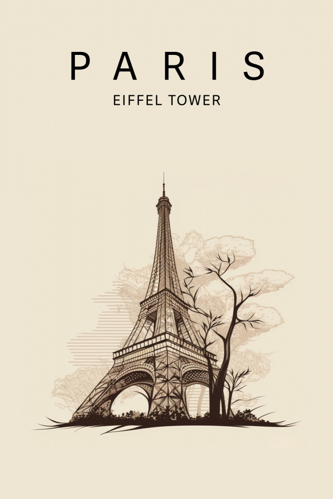 Paris Eiffel Tower de Caz Reason