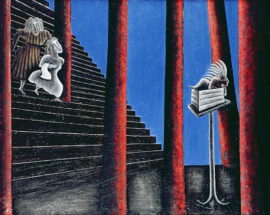 The Enigma of Descent, 1993 (oil on canvas)  de Celia  Washington