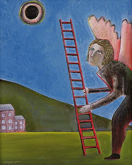 The Rise of Icarus, 1989 (oil on canvas)  de Celia  Washington