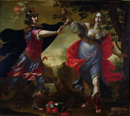 Rinaldo and Armida, c.1630-40 (oil on canvas) de Cesare Dandini