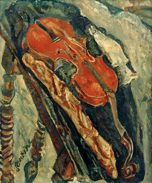 Still life with Violin, Bre de Chaim Soutine