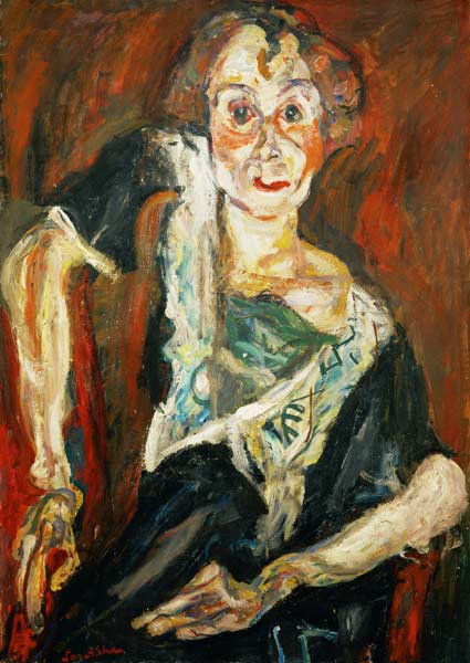 The Old Actress / painting de Chaim Soutine