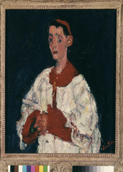 Altar boy / painting de Chaim Soutine