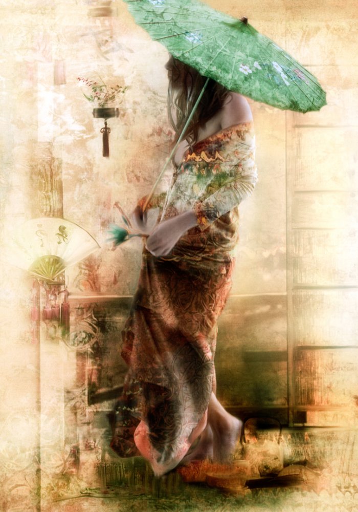 ...the lady with the umbrella... de Charlaine Gerber