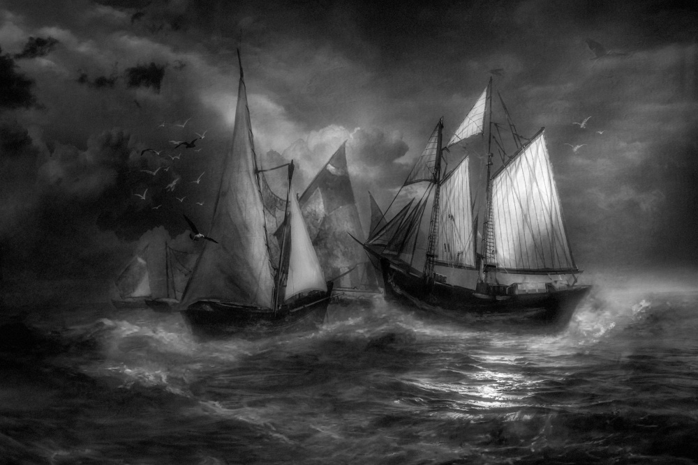 ...ships in stormy waters... de Charlaine Gerber
