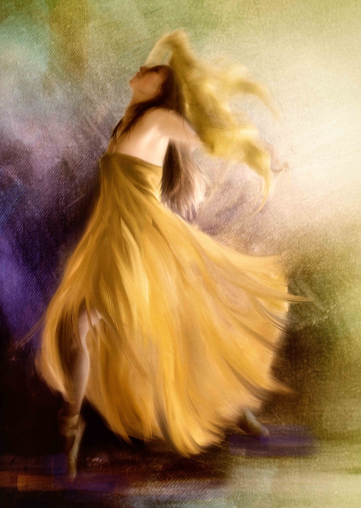 ...she’ll dance with the yellow dress.... de Charlaine Gerber