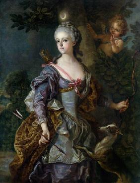 Luise Henriette Wilhelmine von Anhalt-Dessau (1750-1811) as Diana