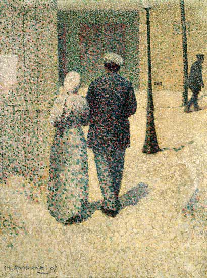 A Couple in the Street de Charles Angrand