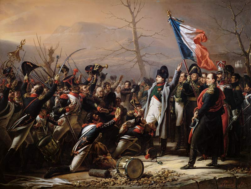 The return Napoleons of the island of Elba in Febr de Charles Baron von Steuben
