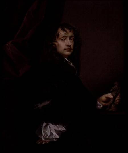 Portrait of Sir Peter Lely (1618-80) de Charles Beale