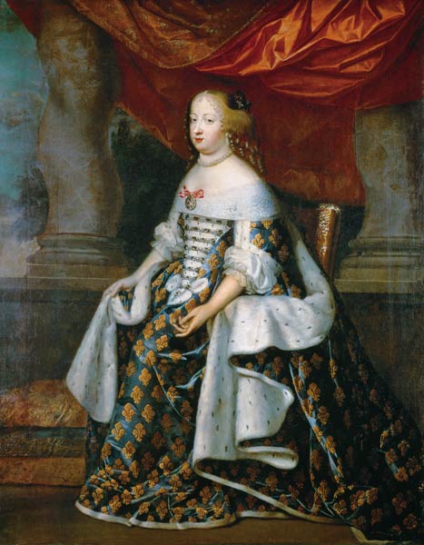 Portrait of Marie-Therese (1638-83) of Austria de Charles Beaubrun