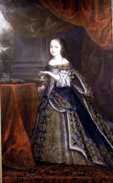 Portrait of Henrietta Anne (Minette), Duchess of Orleans (1644-70), daughter of King Charles I of En de Charles Beaubrun
