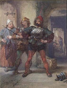 Mistress Quickly, Nym and Bardolph, from Shakespeare's Falstaff plays