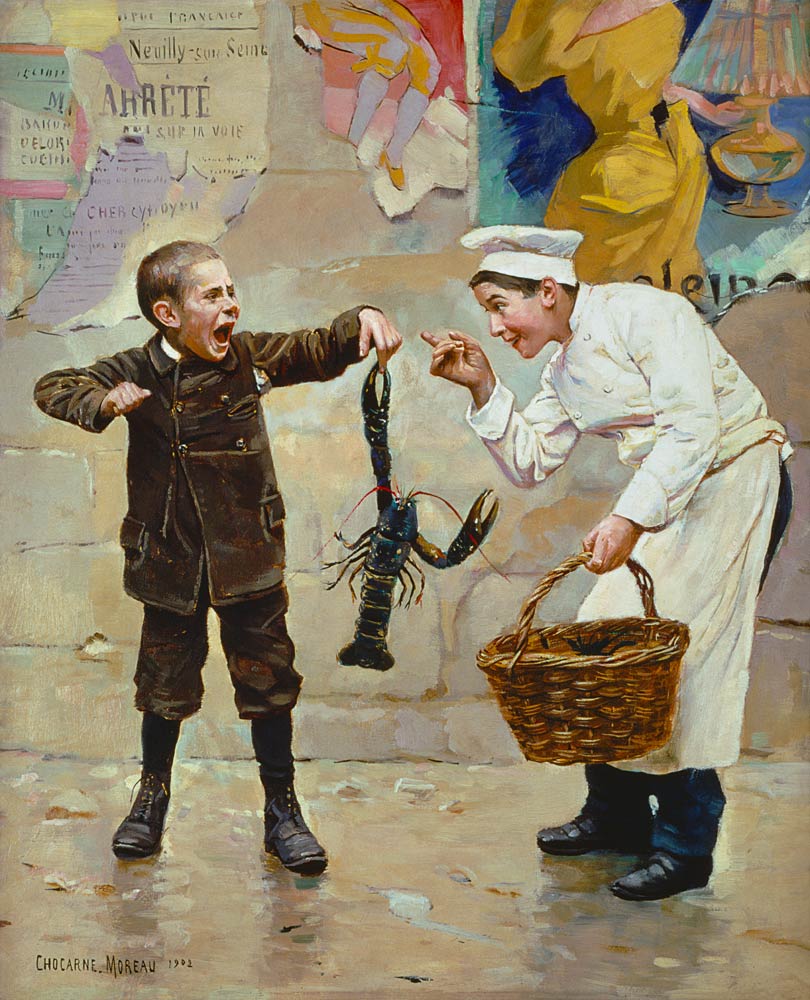 Le Petit Comis (d.1902) de Charles Chocarne-Moreau