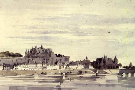 View of Amboise, France de Charles Claude Pyne